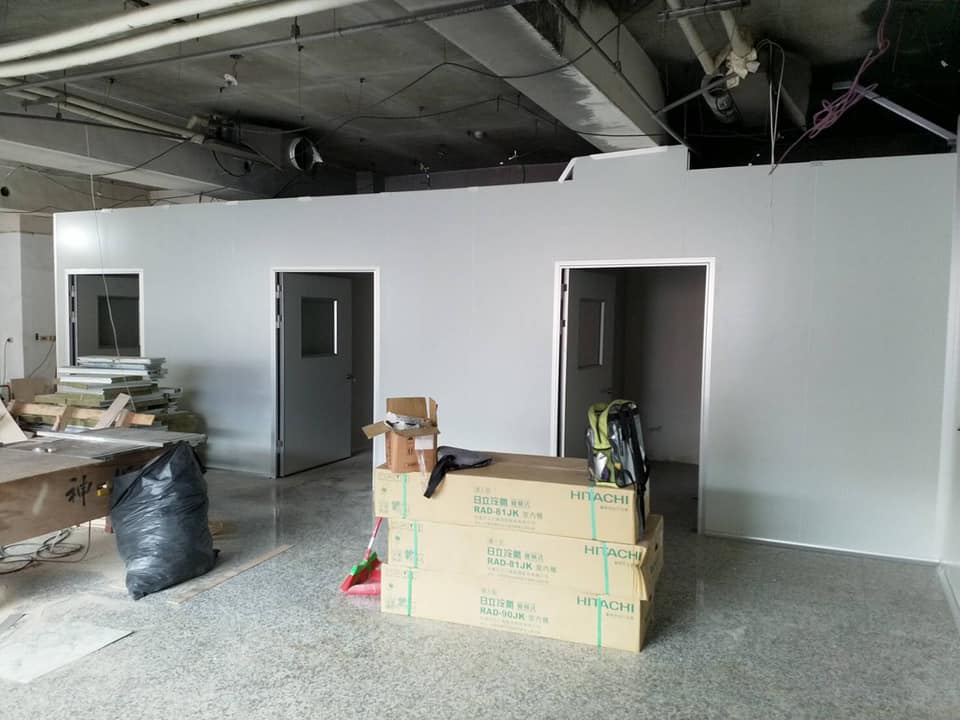 庫板施工,庫板工程,庫板隔間-原庫板牆，新增活動牆。歡迎洽詢 0960-633067